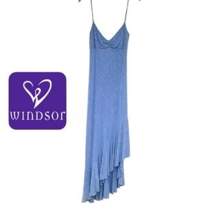 Windsor Periwinkle Blue Sparkle Formal Dress